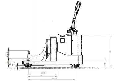 Rebocador/Reboque elétrico 3,000-5,000kg 